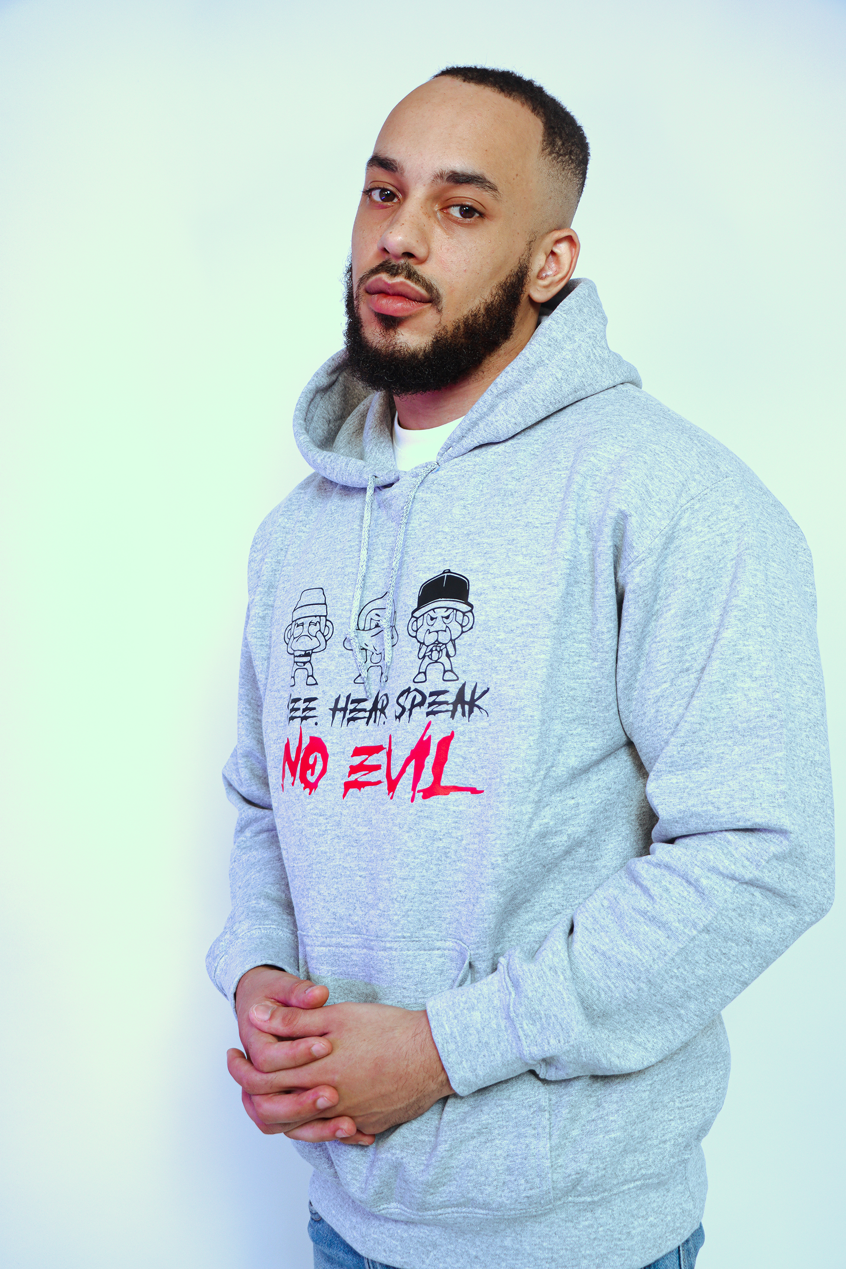 MEN GREY HOODIE